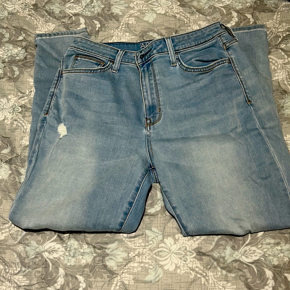 Blue High-Rise Jeggings
